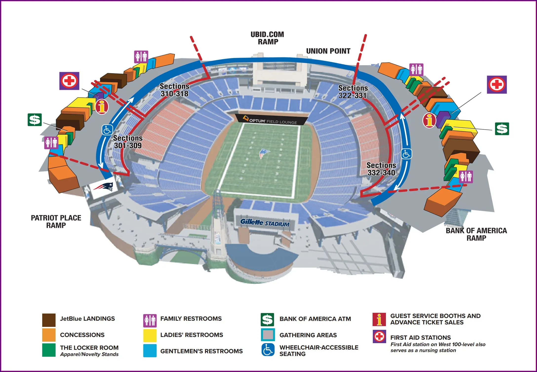 Gillette Stadium Seating Chart