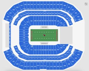 University of Phoenix Stadium Seating Chart