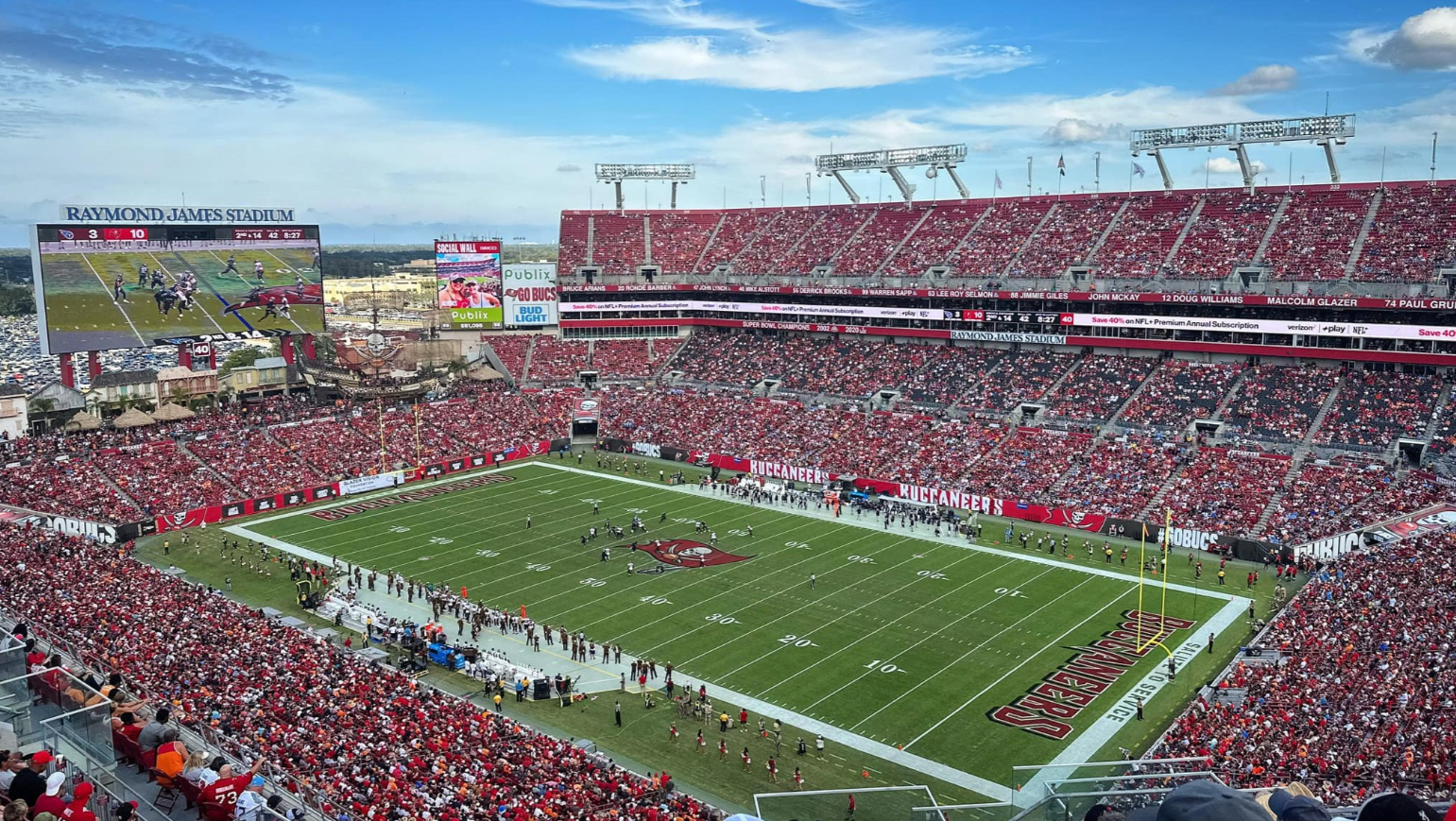 Raymond James Stadium Seating Chart