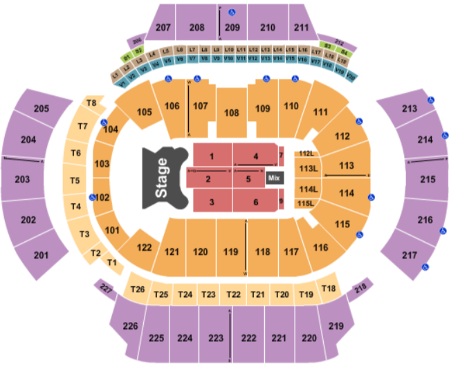 Seating Chart for State Farm Arena