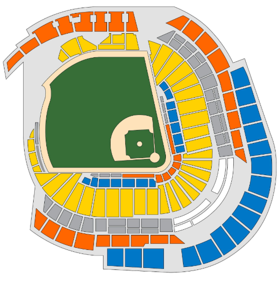 Seating Chart for Marlins Park