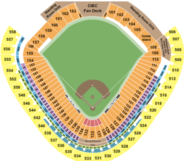 U.S. Cellular Field Seating Chart
